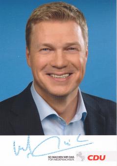 Ulf Thiele  Politik  Autogrammkarte original signiert 