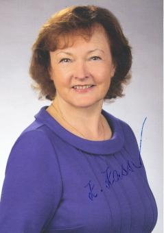 Kerstin Kassner  Politik  Autogrammkarte original signiert 