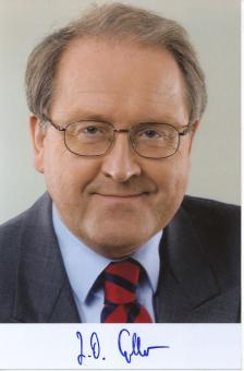 Jörg Otto Spiller  Politik Autogramm Foto original signiert 