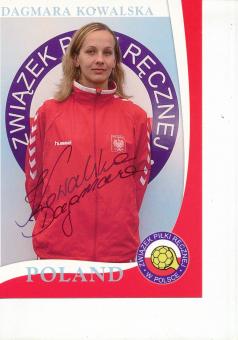 Dagmar Kowalska  Polen  Frauen Handball Autogrammkarte original signiert 