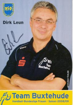 Dirk Leun  2008/2009  Buxtehuder SV  Frauen Handball Autogrammkarte original signiert 