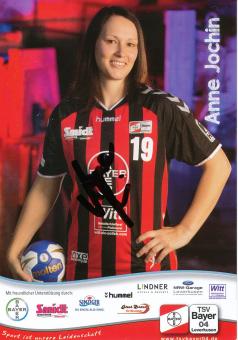 Anne Jochin   2015/2016  Bayer 04 Leverkusen Frauen Handball Autogrammkarte original signiert 