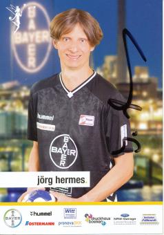 Jörg Hermes   2017/2018  Bayer 04 Leverkusen Frauen Handball Autogrammkarte original signiert 