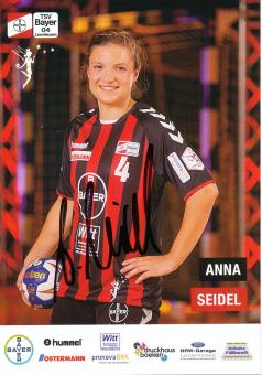 Anna Seidel  2018/2019  Bayer 04 Leverkusen Frauen Handball Autogrammkarte original signiert 