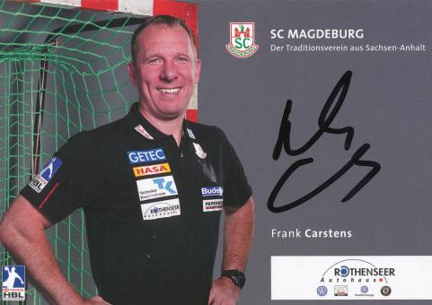 Frank Carstens  SC Magdeburg  2011/2012  Handball Autogrammkarte original signiert 