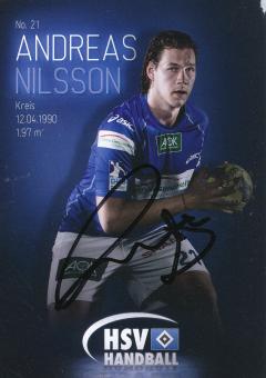 Andreas Nilsson  Hamburger SV  Handball Autogrammkarte original signiert 