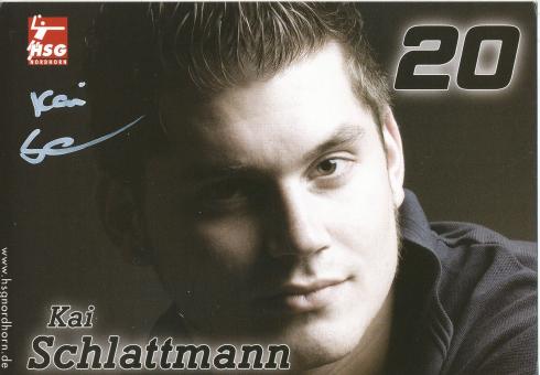 Kai Schlattmann  2006/2007  HSG Nordhorn  Handball Autogrammkarte original signiert 