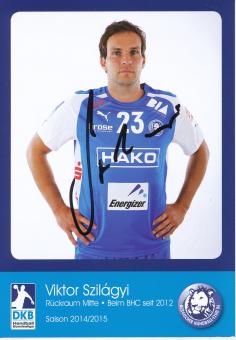 Viktor Szilagyi  2014/2015  Bergischer HC  Handball Autogrammkarte original signiert 