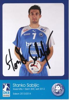 Stanko Sabljic  2013/2014  Bergischer HC  Handball Autogrammkarte original signiert 