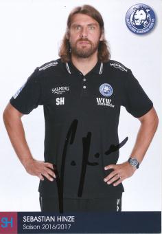 Sebastian Hinze  2016/2017  Bergischer HC  Handball Autogrammkarte original signiert 