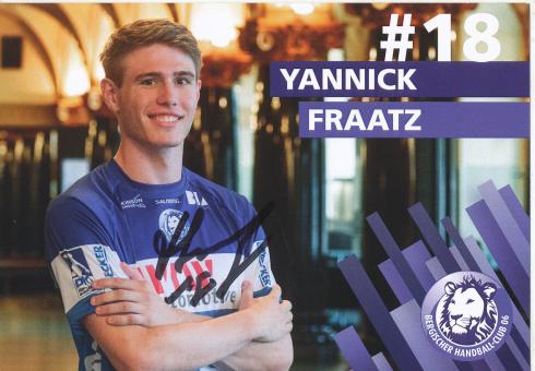 Yannick Fraatz  Bergischer HC  Handball Autogrammkarte original signiert 