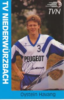 Oystein Havang  TV Niederwürzbach  Handball Autogrammkarte original signiert 