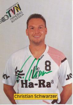 Christian Schwarzer  TV Niederwürzbach  Handball Autogrammkarte original signiert 