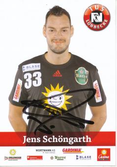 Jens Schöngarth  TUS Lübbecke  Handball Autogrammkarte original signiert 