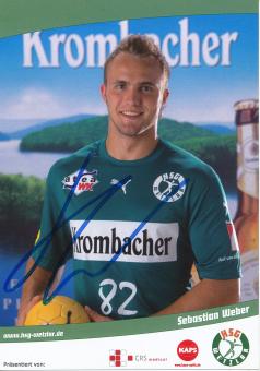 Sebastian Weber   HSG Wetzlar  Handball Autogrammkarte original signiert 