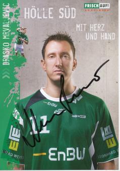 Drasko Mrvaljevic  2010/2011  Frisch Auf Göppingen  Handball Autogrammkarte original signiert 