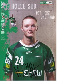 Maximilian Schubert  2010/2011  Frisch Auf Göppingen  Handball Autogrammkarte original signiert 