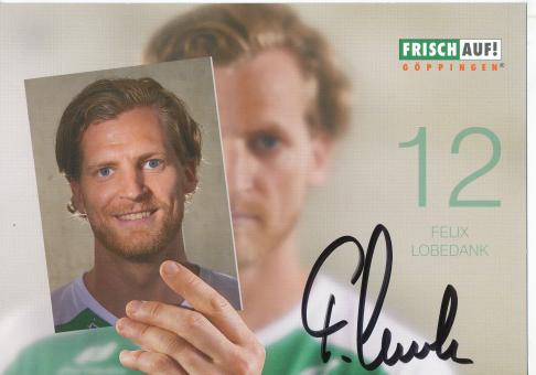 Felix Lobedank  Frisch Auf Göppingen  Handball Autogrammkarte original signiert 