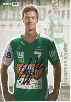 Christian Schöne  Frisch Auf Göppingen  Handball Autogrammkarte original signiert 