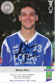 Markus Baur  SG Wallau Massenheim  Handball Autogrammkarte original signiert 