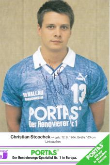 Christian Stoschek  SG Wallau Massenheim  Handball Autogrammkarte original signiert 
