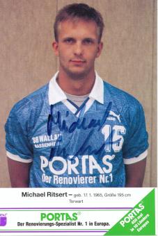 Michael Ritsert  SG Wallau Massenheim  Handball Autogrammkarte original signiert 