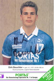 Dirk Beuchler  SG Wallau Massenheim  Handball Autogrammkarte original signiert 