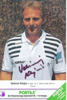 Velimir Klajic  SG Wallau Massenheim  Handball Autogrammkarte original signiert 