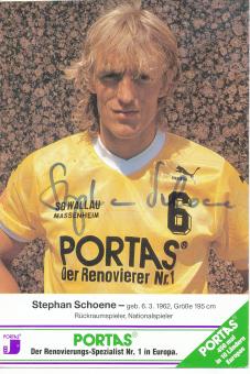 Stephan Schoene  SG Wallau Massenheim  Handball Autogrammkarte original signiert 