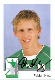 Fabian Hinz  TSV Hannover Burgdorf  Handball Autogrammkarte original signiert 