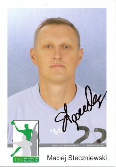 Maciej Steczniewski  TSV Hannover Burgdorf  Handball Autogrammkarte original signiert 
