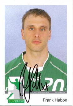 Frank Habbe  TSV Hannover Burgdorf  Handball Autogrammkarte original signiert 