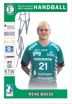Rene Boese  TSV Eintracht Hildesheim  Handball Autogrammkarte original signiert 