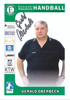 Gerald Oberbeck  TSV Eintracht Hildesheim  Handball Autogrammkarte original signiert 