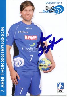 Arni Thor Sigtryggsson  2011/2011 DHC Rheinland  Handball Autogrammkarte original signiert 
