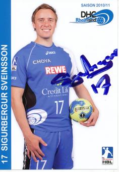 Sigurbergur Sveinsson  2011/2011 DHC Rheinland  Handball Autogrammkarte original signiert 