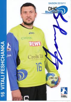 Vitali Feshchanka  2011/2011 DHC Rheinland  Handball Autogrammkarte original signiert 