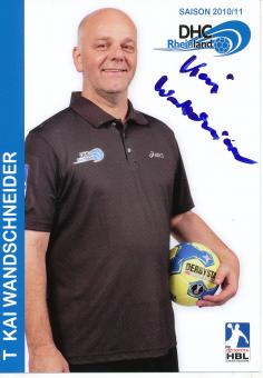Kai Wandschneider  2011/2011 DHC Rheinland  Handball Autogrammkarte original signiert 