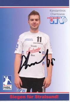 Konstantinos Chantziaras  Stralsunder HV  Handball Autogrammkarte original signiert 