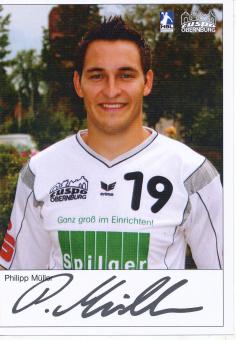 Philipp Müller  TUSPO Obernburg  Handball Autogrammkarte original signiert 