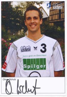 Oliver Schulz  TUSPO Obernburg  Handball Autogrammkarte original signiert 