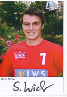 Simon Wicha  TUSPO Obernburg  Handball Autogrammkarte original signiert 
