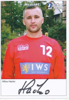 Milos Hacko  TUSPO Obernburg  Handball Autogrammkarte original signiert 