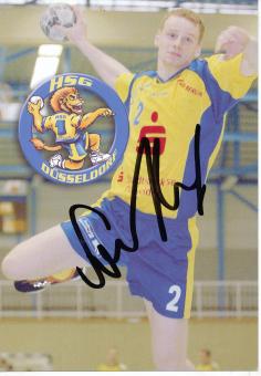Sven Hertzberg  HSG Düsseldorf  Handball Autogrammkarte original signiert 