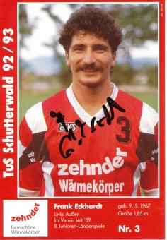 Frank Eckhardt  1992/1993 TuS Schutterwald  Handball Autogrammkarte original signiert 