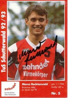 Marco Recktenwald  1992/1993 TuS Schutterwald  Handball Autogrammkarte original signiert 