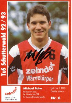 Michael Bohn  1992/1993 TuS Schutterwald  Handball Autogrammkarte original signiert 