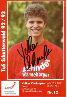 Volker Chaloupka  1992/1993 TuS Schutterwald  Handball Autogrammkarte original signiert 