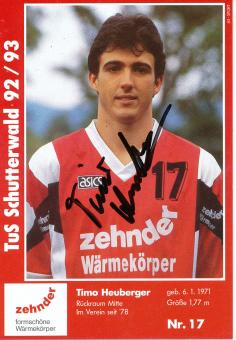 Timo Heuberger  1992/1993 TuS Schutterwald  Handball Autogrammkarte original signiert 