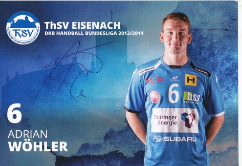 Adrian Wöhler  2015/2016  ThSV Eisenach  Handball Autogrammkarte original signiert 